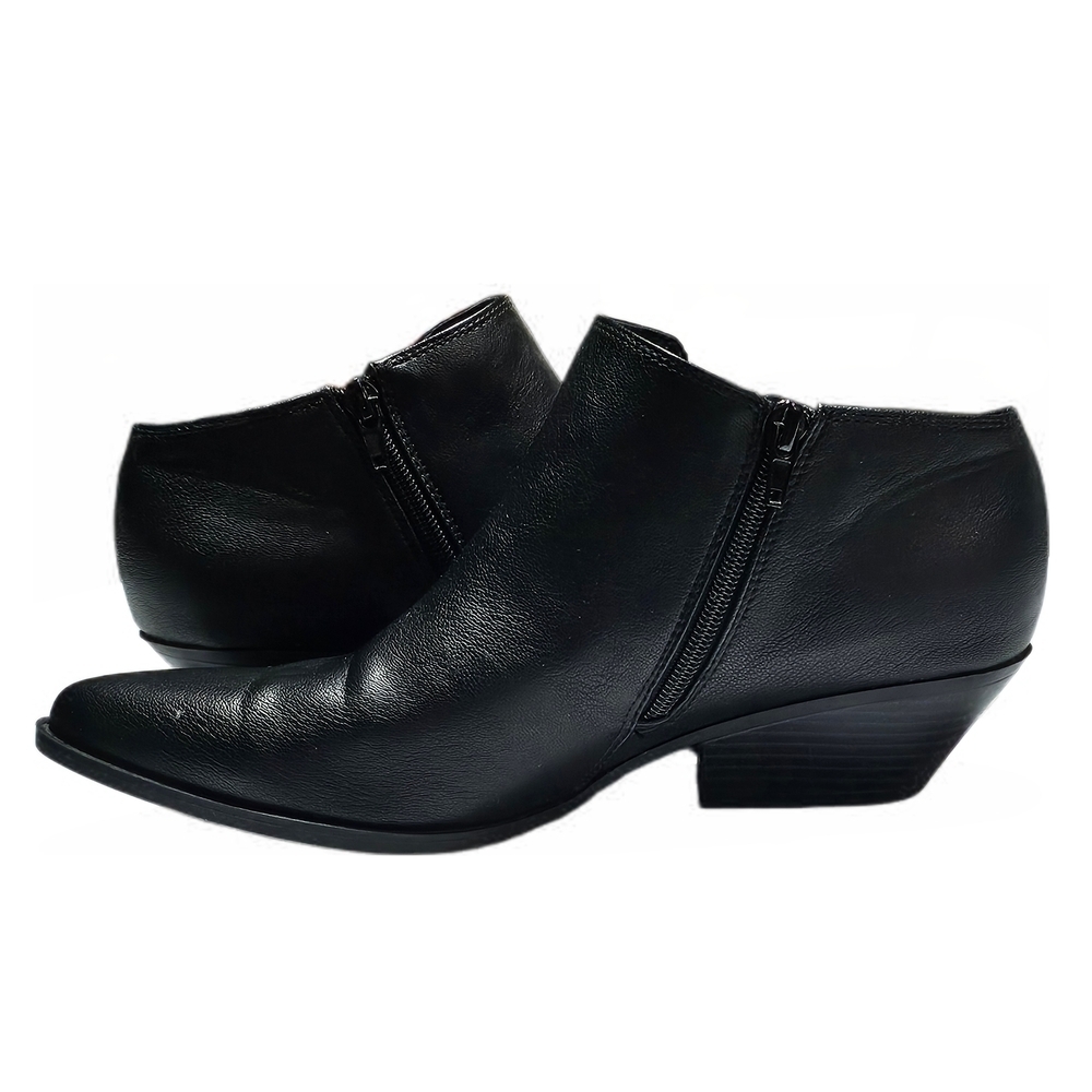 Indigo Ankle Booties Zipper Closure Black - Picture 3 of 16